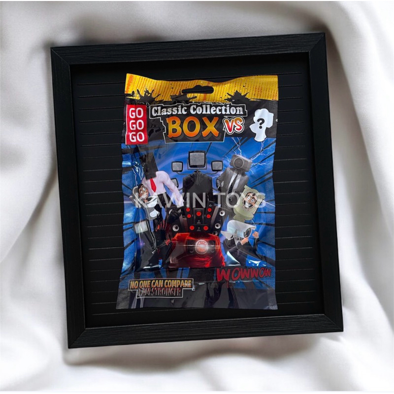 ของเล่น โมเดล+การ์ด Skibidi Toilet ขนาด 13.5*19.5ซม. (ราคา 125บาท ได้ 6ซอง) สุ่มเเบบ