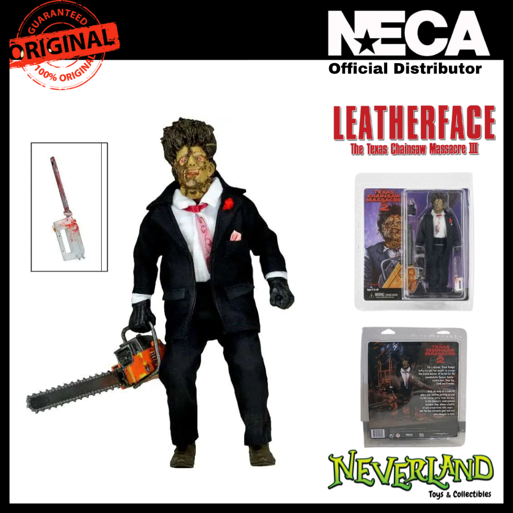 NECA Texas Chainsaw Massacre 2 - Leatherface 8” Clothed Retro Action Figure