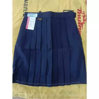 กระโปรงนักเรียน ตราสมอ ของเเท้ 100% จีบรอบตัว สีกรมอ่อน รอบเอวตั้งแต่ 20-38 นิ้ว ชุดนักเรียน