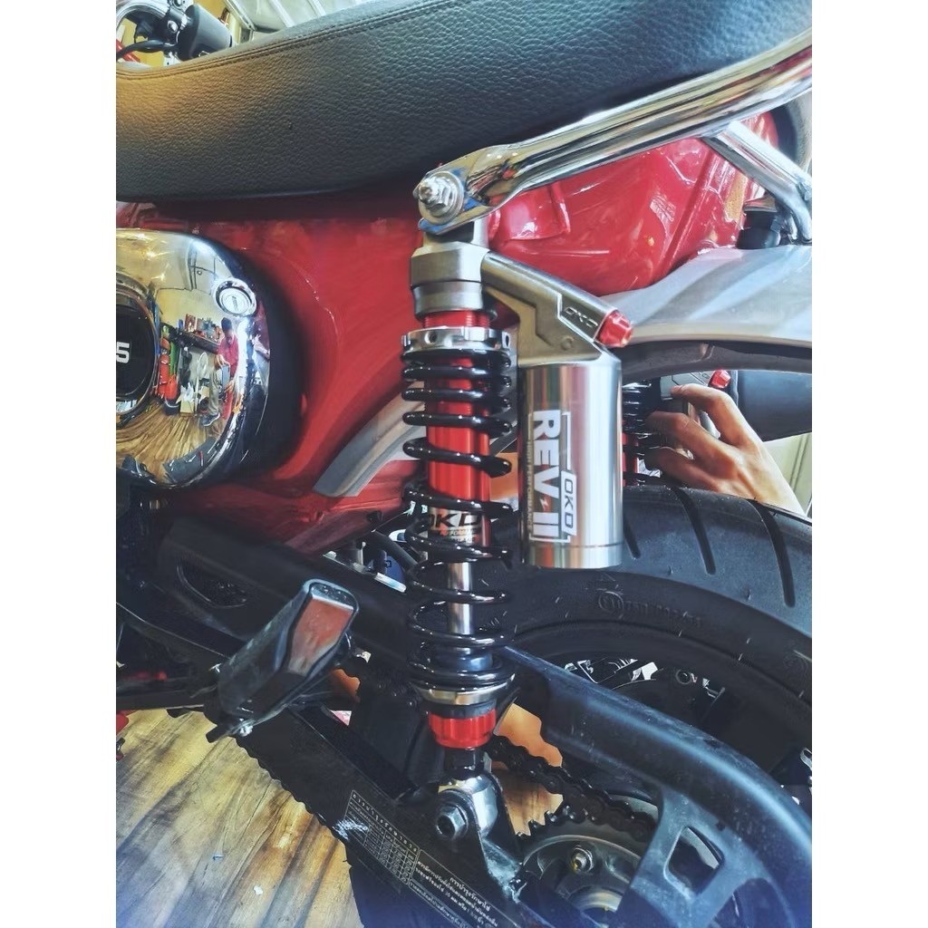 โช๊คOKD  สำหรับ DAX125 โช๊คOKD รุ่นREV II ยาว340mm ใส่โช๊คOKDแท้ โช๊คแต่งOKD dax125 dax/pigparts/okd - รูปที่ 3