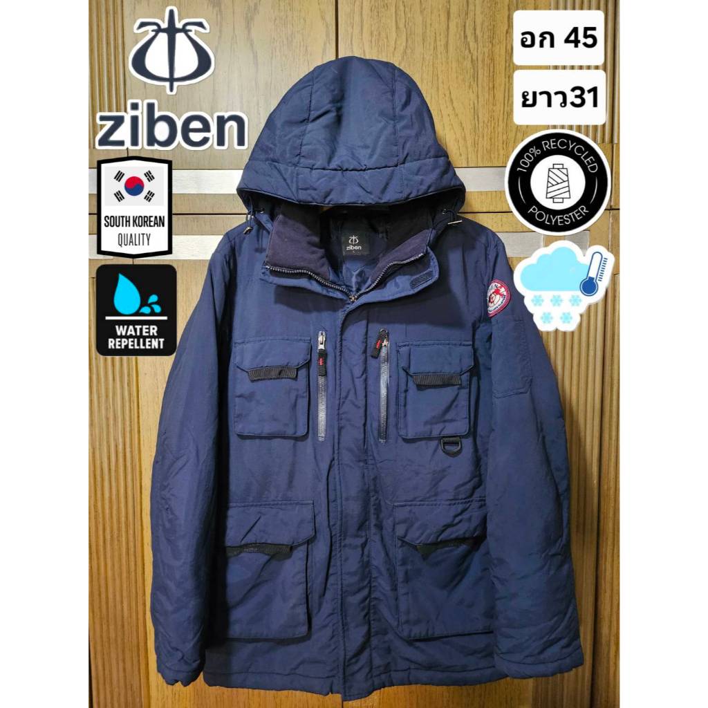 เสื้อกันหนาว parka แบรนด์ ZIBEN เกาหลี  มือ2ของแท้