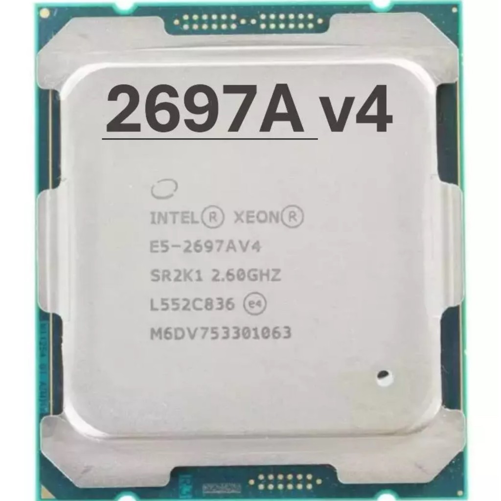 CPU E5-2697A v4 2.6 GHz 16 Core 32 Thread Socket 2011-3 Intel XEON 16C/32T E5 2697 A v4 X99 E5-2697A