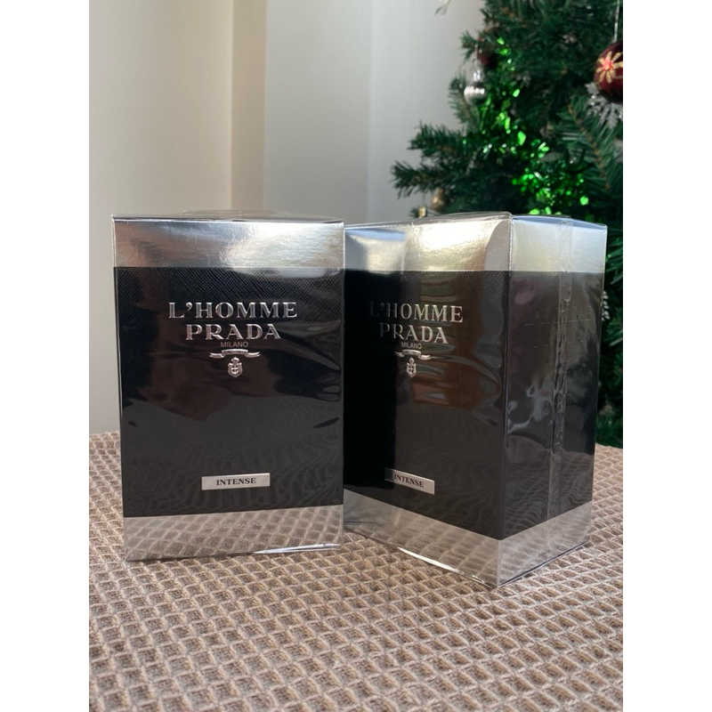Prada L’ Homme Intense EDP 100 ml กล่องซีล