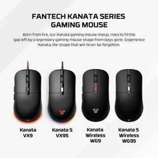 FANTECH WIRELESS MOUSE เมาส์เกมมิ่งไร้สาย Optical ความแม่นยำสูงปรับ DPI ได้ 800-2000 น้ำหนักเบา ใช้งานง่าย รุ่น WG9