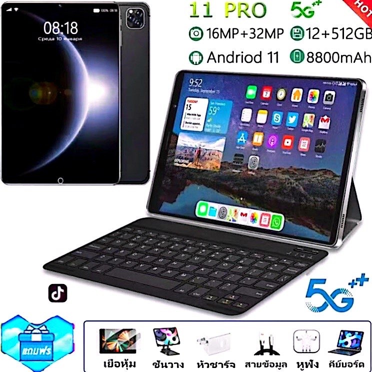 NUMVIBE S11 Pro Tablet Pc 12GB+512GB ROM Dual SIM LTE WiFi 5Gแท็บเล็ต10 นิ้วAndroidTablet for work g