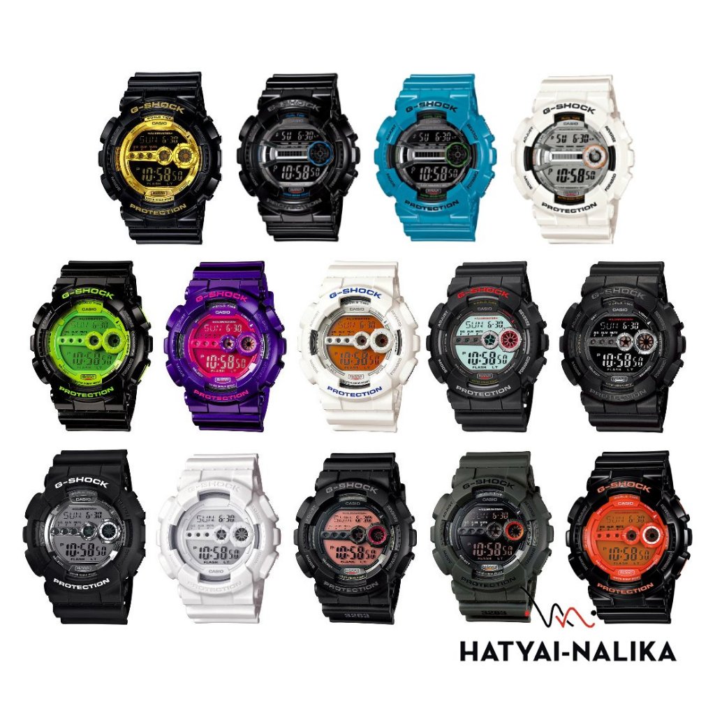 🔥ของแท้🔥 G-SHOCK หายาก GD-100,GD-110 Series GD-100SC,GD-100HC,GD-100MS,GD-100WW,GD-100GUNDUM,GD-110