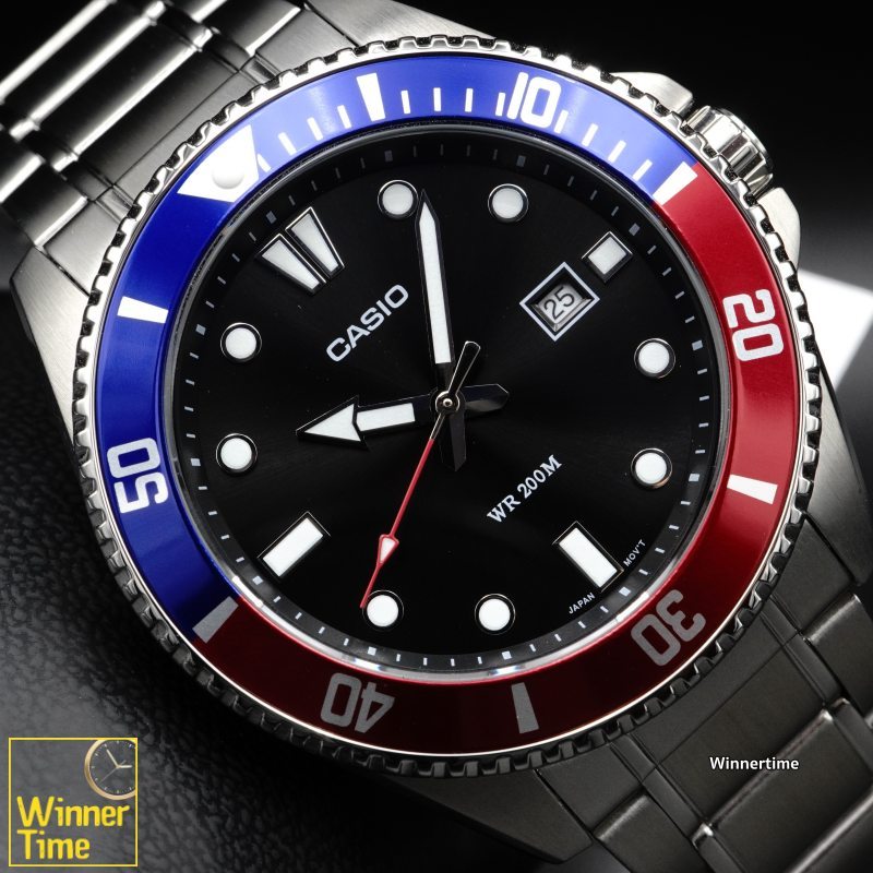 นาฬิกาCASIO มาตรฐาน รุ่น MDV-107D-1A3V