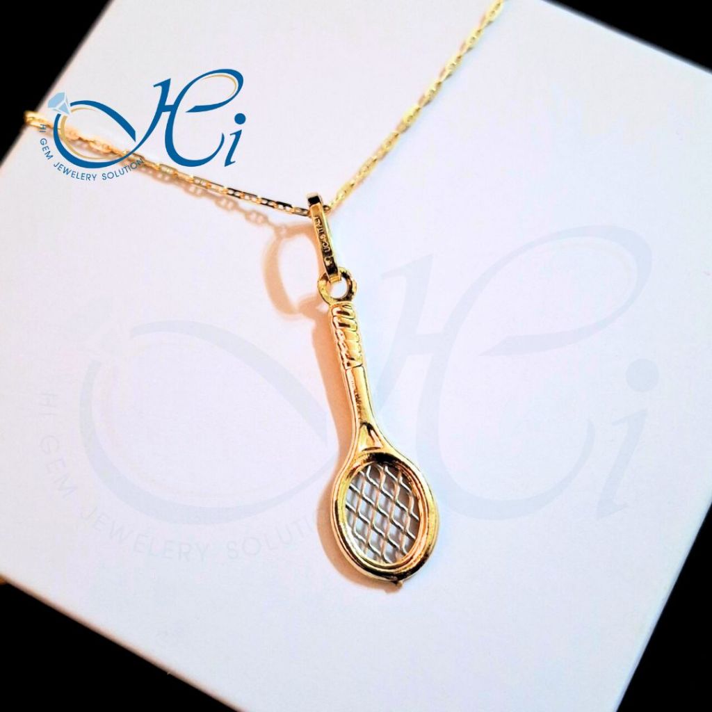 จี้ ไม้แบต Higem สร้อยคอ ทองแท้  18k Italy(75%) น้ำหนัก 0.78 กรัม มีใบรับประกันจากทางร้าน