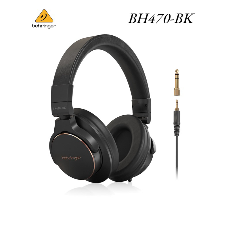 หูฟัง BEHRINGER BH470-BK หูฟังมอนิเตอร์สตูดิโอ คุณภาพสูง Studio Monitoring Headphones