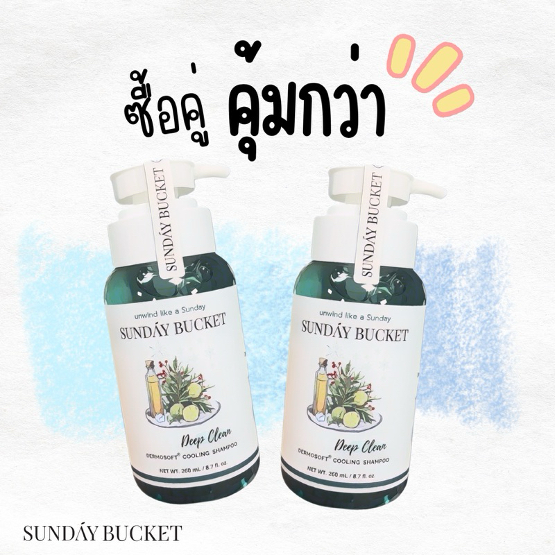 [แพ็คคู่ถูกกว่า] 🐳 แชมพูสูตรเย็น 260mL (2ขวด)