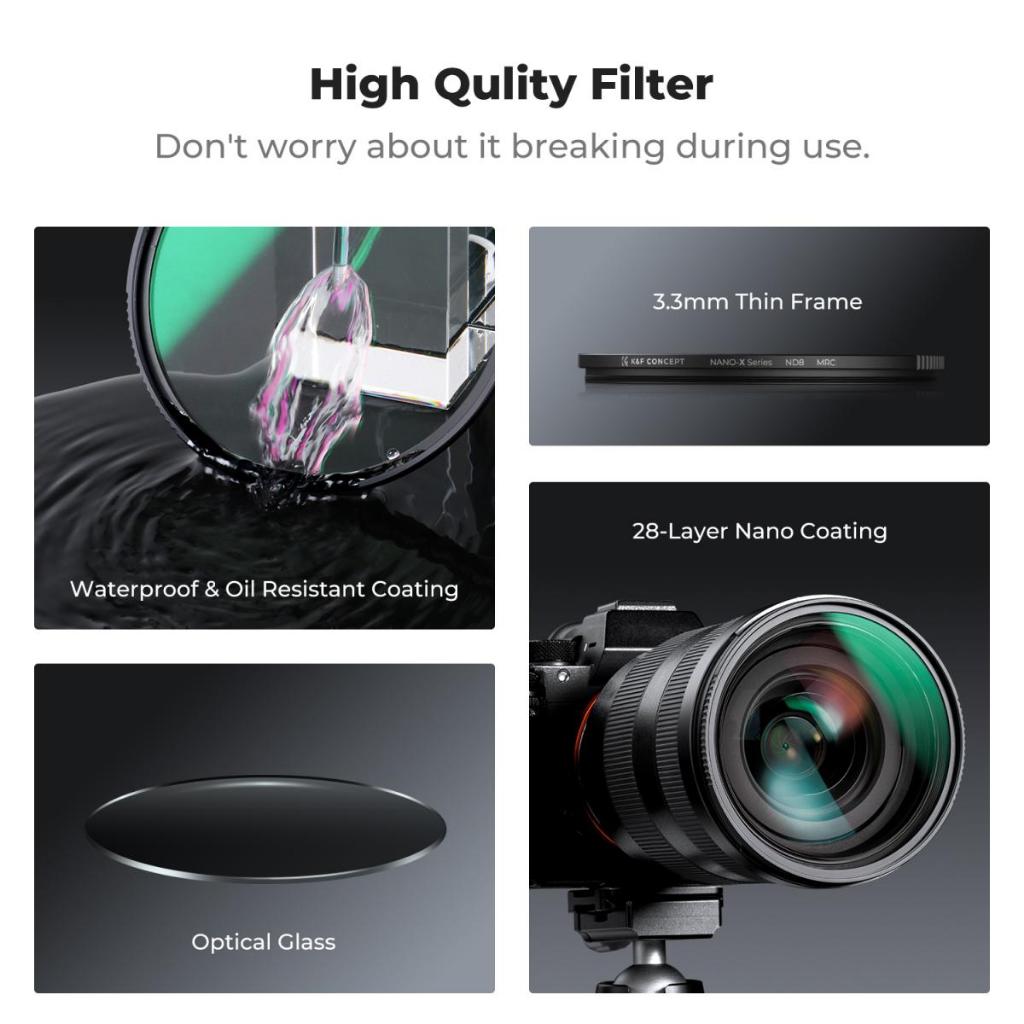 K&F Nano-X ND64 (6 Stop FIX ND) Filter ประกันศูนย์ไทย 2 ปี