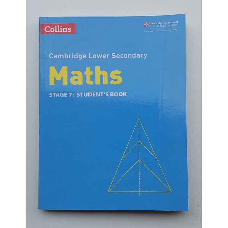 หนังสือ แบบเรียน คณิตศาสตร์7 Cambridge Lower Secondary Maths STAGE7: STUDENT'S BOOK 328Page