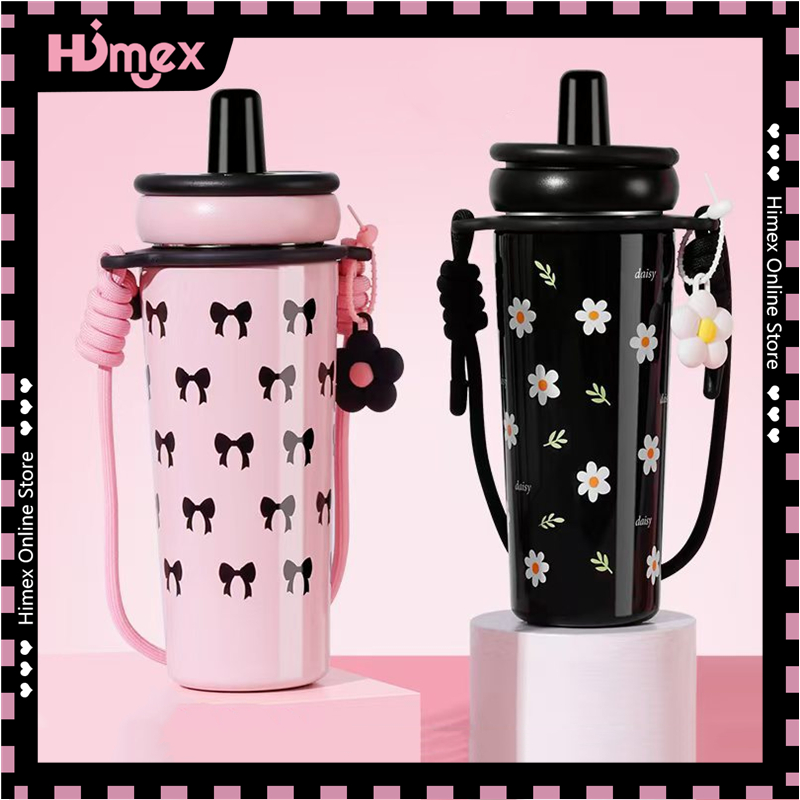Himex แก้วน้ำเก็บอุณหภูมิ 720ml มิลลิลิตรยักษ์แก้วเก็บร้อนเก็บความเย็นแก้วสาวนักเรียน มูลค่าสูงความจุขนาดใหญ่แบบพกพา