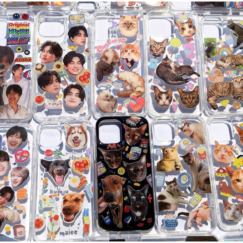 (อ่านรายละเอียด)’ เคสเรซิ่นสั่งทำ ( ส่งรูปมาทำ) เคสศิลปิน เคสแมว แมว หมา case resin kpop ของขวัญ เคสใส่ชื่อ diy
