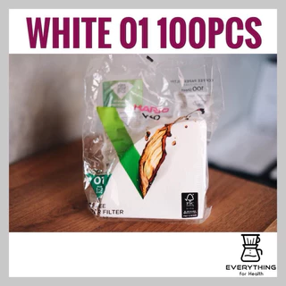 [พร้อมส่ง] HARIO V60 Paper Filter 01 02 กระดาษกรอง กระดาษดริปกาแฟ กาแฟดริป กระดาษกรองกาแฟ ฟิลเตอร์ดริปกาแฟฮาริโอะ
