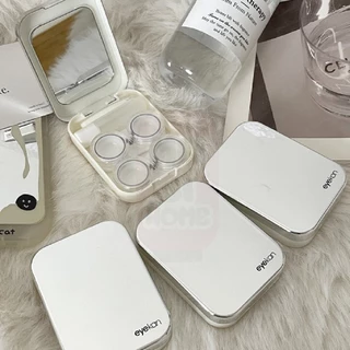 MUSI.HOME【ราคาถูก】EYE35 กล่องคอนแทคเลนส์ ตลับคอนแทคเลนส์ เซ็ตตลับคอนแทคเลนส์ พร้อมอุปกรณ์ การใส่ ขนาดเล็ก แบบพกพา