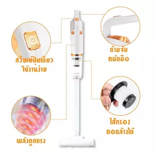 PAE-553 เครื่องดูดฝุ่น 5หัว เครื่องดูดฝุ่นไร้สาย เครื่องดูดฝุ่นแรงดูดสูง ที่ดูดฝุ่น