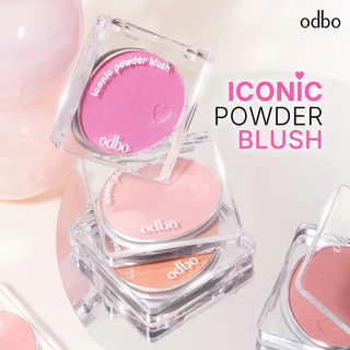 Odbo Iconic Powder Blush 4.2g โอดีบีโอ ไอโคนิค พาวเดอร์ บลัชออน OD1325 (1 ตลับ)