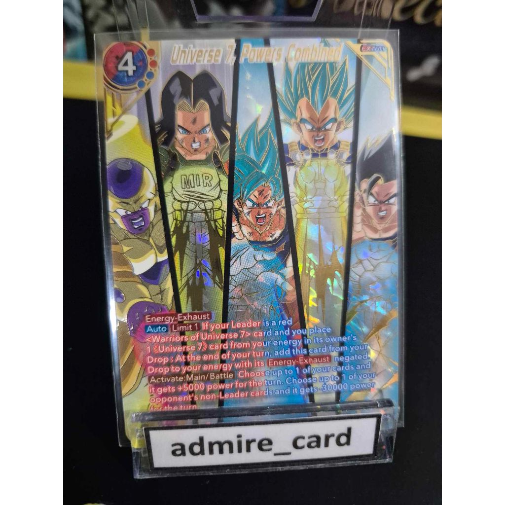 Dragon Ball Super Card Game Universe 7, Powers Combined BT20-140 SPR การ์ดดราก้อนบอล