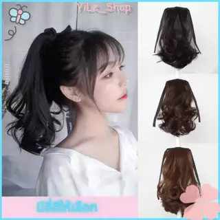 【COD จัดส่งจากไทย】ผมสังเคราะห์ 35 ซม.หยักผมหางม้า Drawstring คลิปผู้หญิงต่อผมวิกผม ต่อผมยอดฮิตของเกาหลี INS