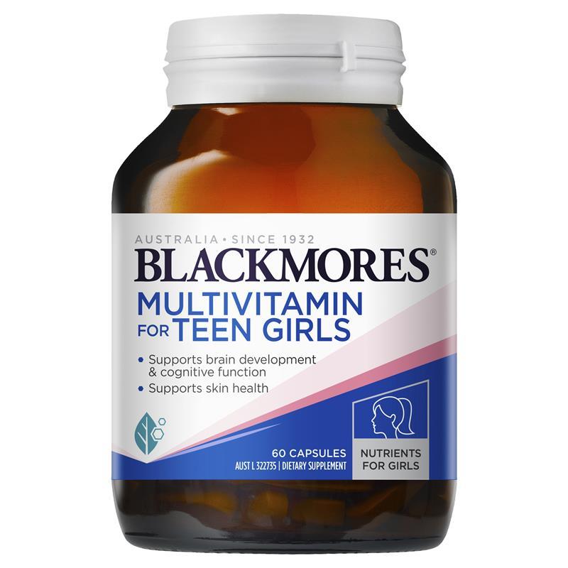 Blackmores Multivitamin for Teen Girl 60 capsules มัลติวิตามิน วัยรุ่น สาว 60 แคปซูล
