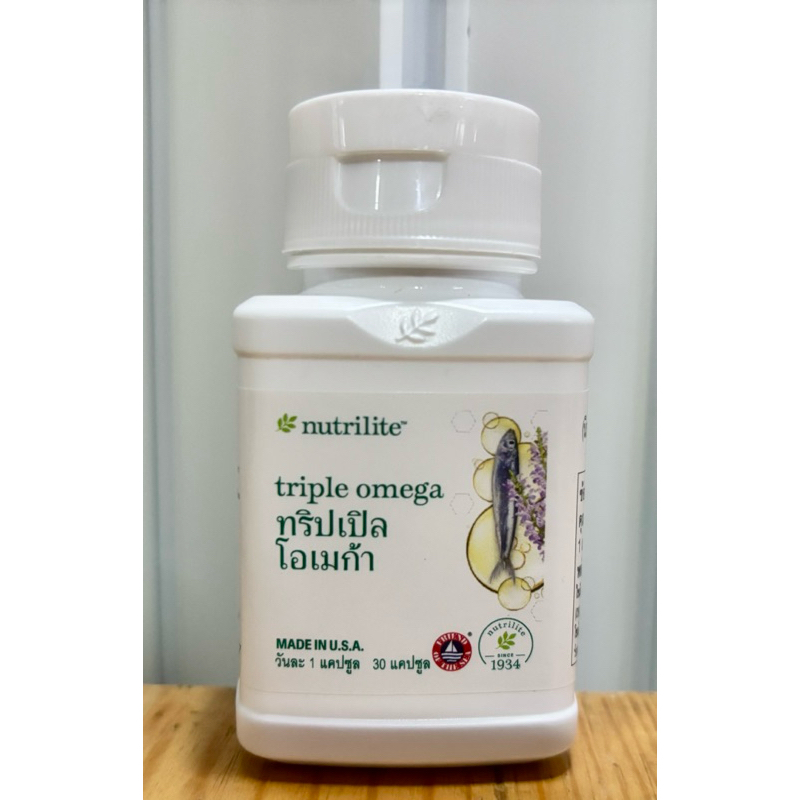 🌿 nutrilite🌿 ทริปเปิล โอเมก้า นิวทริไลท์ เครื่องหมายการค้า - บรรจุ 30 แคปซูล