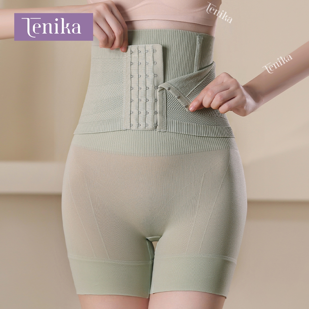 TENIKA เอวสูง กางเกงสเตรัดหน้าท้อง  สเตย์รัดหน้าท้อง แผ่นรัด ปรับรูปร่างได้  กระชับสัดส่วนหน้าท้อง แผ่นรัดหน้าท้อง กางเก