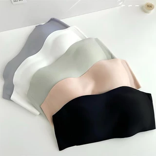 B220👙✨เสื้อชั้นในไร้โครง ฟองนํ้าบาง สวมใส่สบาย เนื้อผ้านุ่มสบาย✨