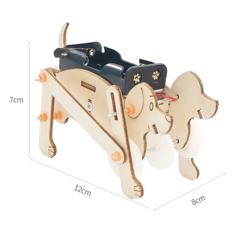 (พร้อมส่ง) โครงงานสิ่งประดิษฐ์วิทยาศาสตร์ DIY ROBOT DOG Stem Toy J-24 - รูปที่ 2