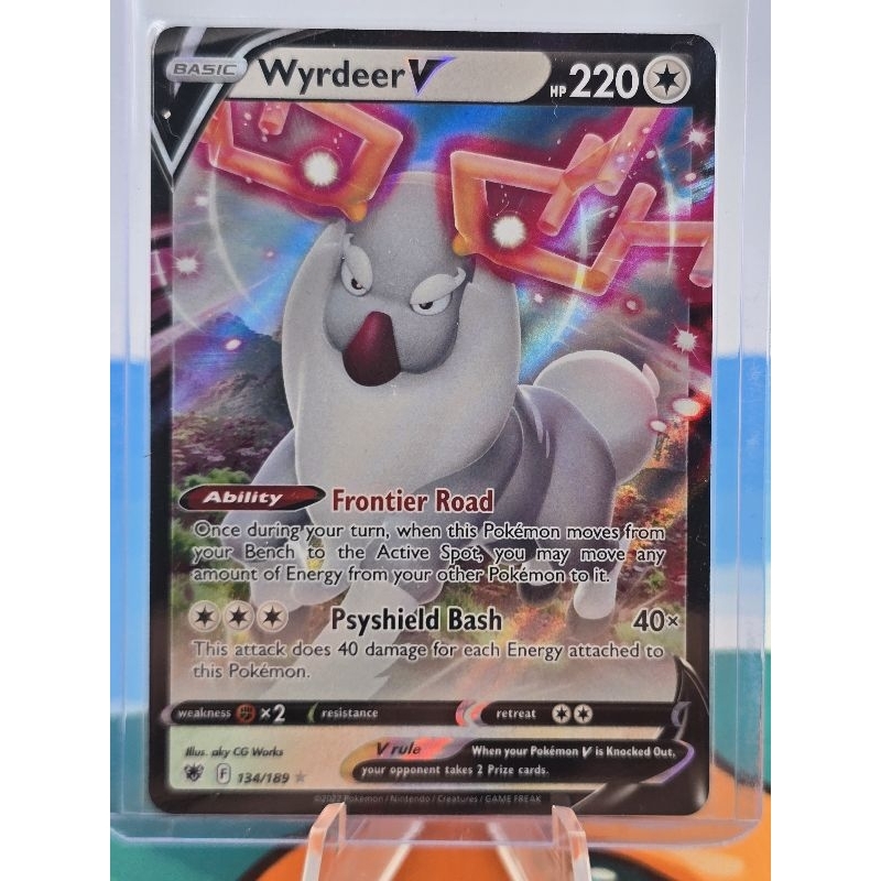 Pokemon Card "Wyrdeer V 134/189" 🇺🇸 Astral Radiance