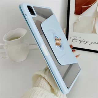 เคสป้องกันแบบปรับได้ 360 องศา ใช้ได้กับAir4Air5Air610.9 Gen5 Gen6 9.7 Gen7Gen8 Gen9 10.2 Gen10 Pro11Pro12.9 M2 2018-2024