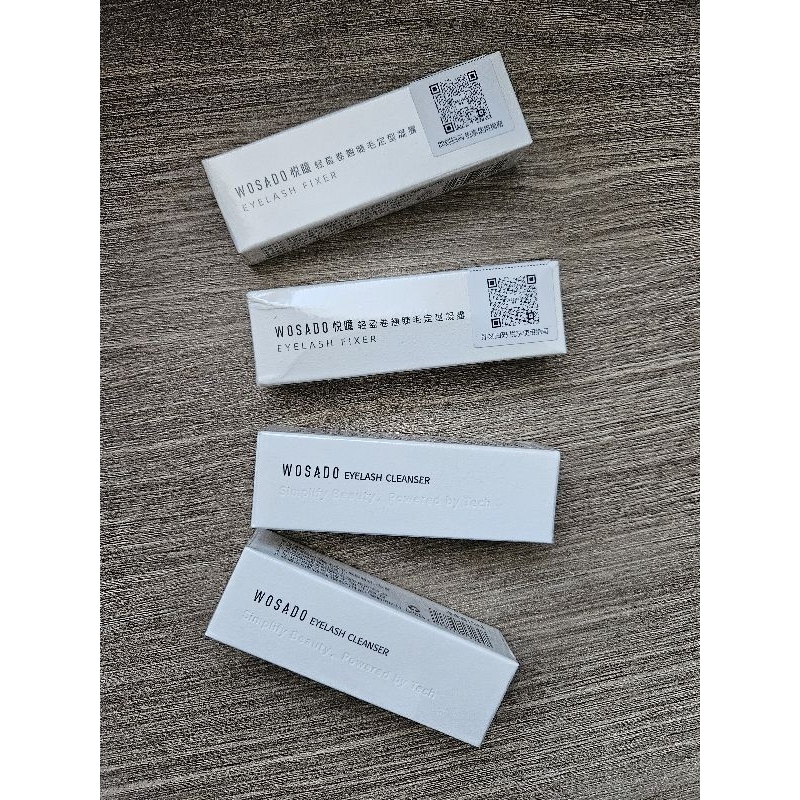 WOSADO น้ำยาล้างขนตาแม่เหล็ก 5 mL กับ Eyelash Fixer เจลมาสคาร่าจัดทรงขนตา 2g