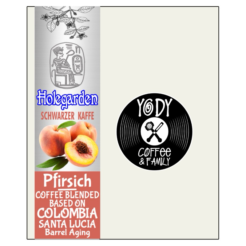 🍑Peach Holegarden Coffee Blend Yody Coffee โฮลกาเดนคอฟฟี่เบลนด์พีช Colombia Santa Lucia “Peach”