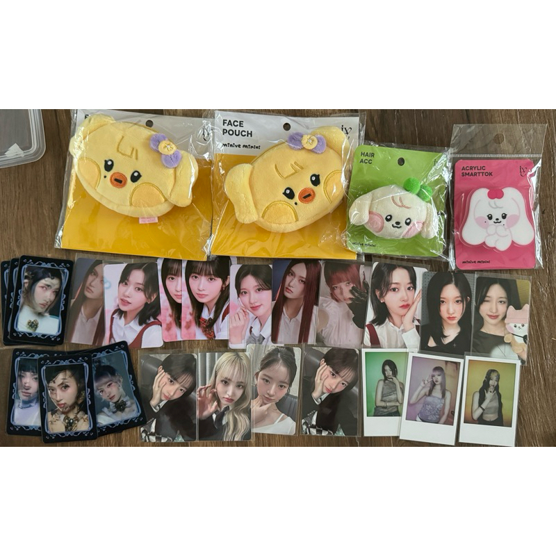 พร้อมส่ง IVE การ์ด สินค้า LINE FRIEND ตุ๊กตา กระเป๋าเหรียญ MINIIVE MININI