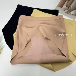 [A13] กางเกงในไร้ขอบเอวสูง ผ้ายางพารา Freesize-4XL