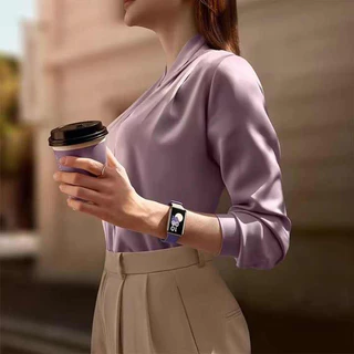 Honor Band 8/9 สายนาฬิกาซิลิโคนสีทึบ มีหลายสีให้เลือก Honor Band 9 สายนาฬิกากันน้ำ