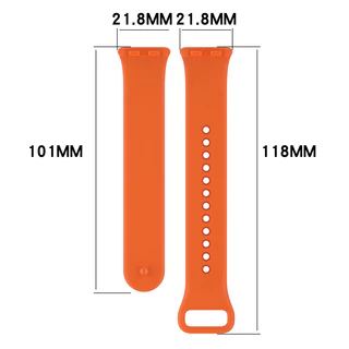 Honor Band 8/9 สายนาฬิกาซิลิโคนสีทึบ มีหลายสีให้เลือก Honor Band 9 สายนาฬิกากันน้ำ