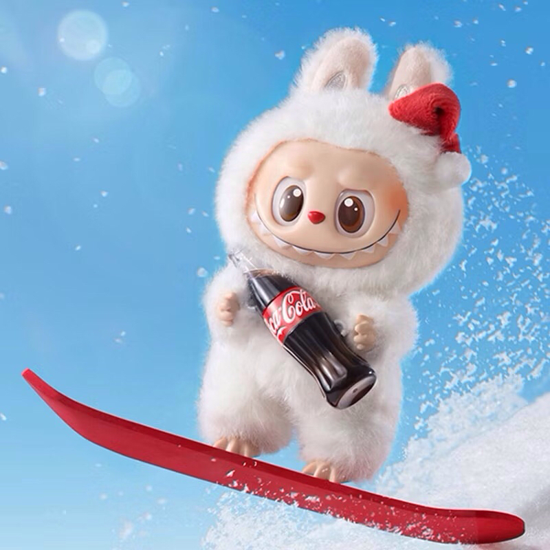 [พร้อมส่งในไทย 24 ชม.] พวงกุญแจ : Labubu macaron x CocaCola น้องบู้โค้ก