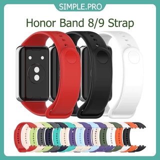 (จัดส่งรวดเร็ว) Honor Band 8/9 สายนาฬิกาซิลิโคนอ่อนนุ่ม มีหลายสีให้เลือก สายแฟชั่นกันน้ำสำหรับ Honor Band 9