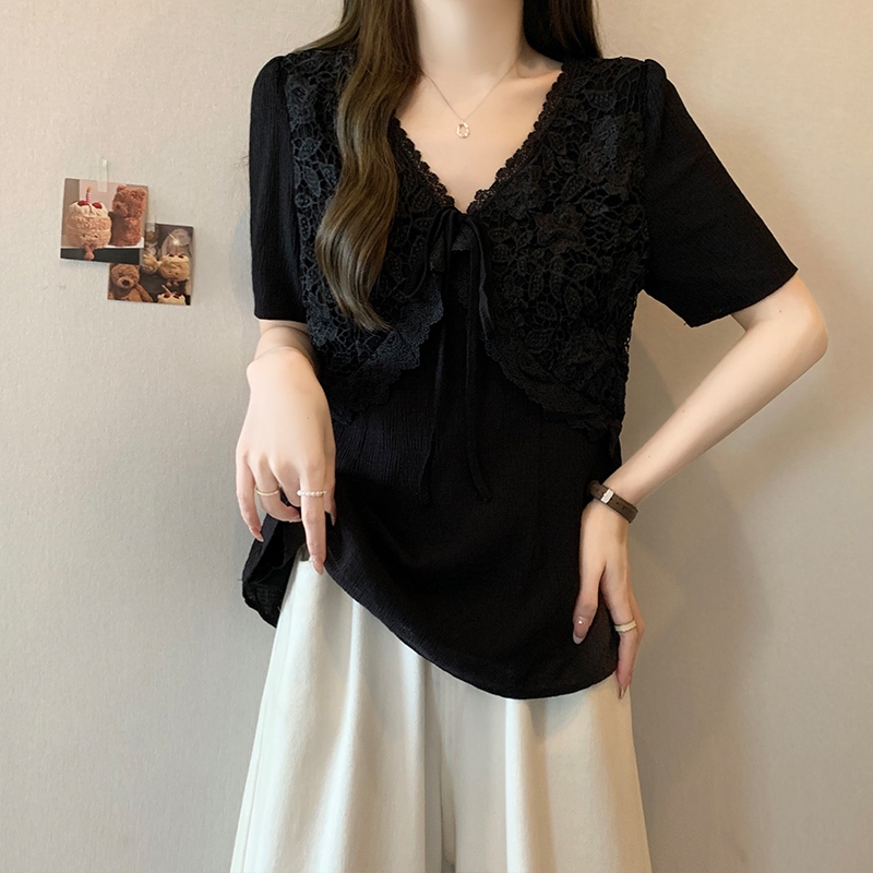 FBAShop สินค้าคุณภาพ เสื้อผ้าแฟชั่นสำหรับผู้หญิง ทรงสวยดีเทลดี รุ่นนี้ใส่เที่ยวก็ได้ใส่ออกงานก็ดี เนื้อผ้านิ่มสวมใส่สบาย - รูปที่ 3