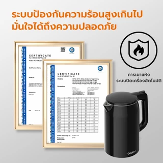 Gaabor 2 ลิตร กาต้มน้ำร้อนไฟฟ้า 1500W เดือดเร็ว ตัดไฟอัตโนมัติ ใช้ในครัวเรือน Electric kettle รุ่น EK-20M01A