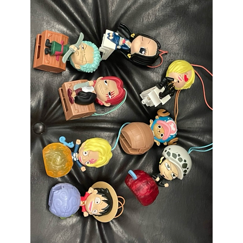 วันพีช (One piece Mcdonald Happy meal) ขายยกเซ็ต ทั้งหมด 8 ตัว