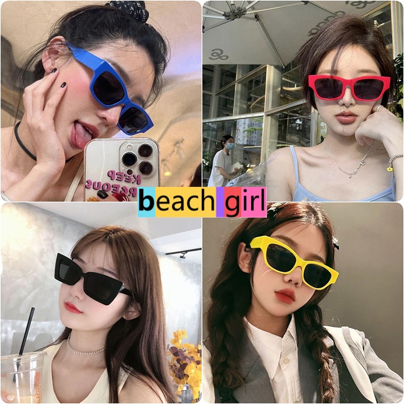 beachgirl แว่นตากันแดด ตาแมว ป้องกันรังสียูวี 400 สําหรับผู้หญิง แว่นกันแดดแฟชั่น แฟชั่นฤดูร้อน