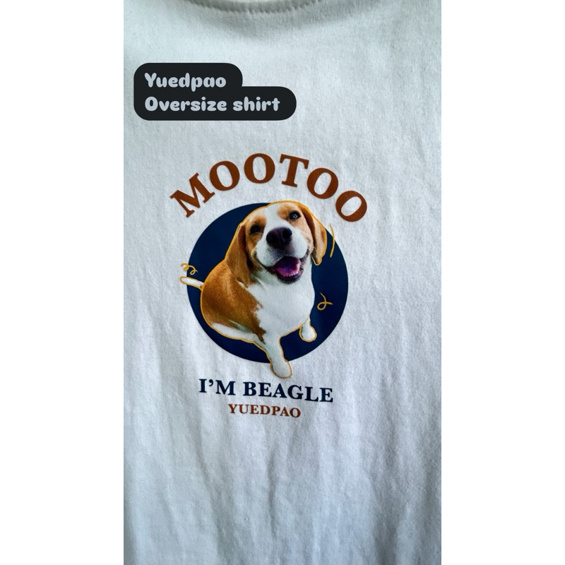Yuedpao-เสื้อ Oversize-ลาย Beagle-ส่งต่อ