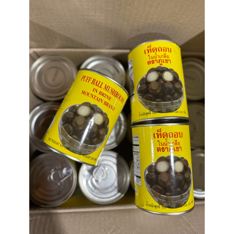🍄เห็ดถอบเห็ดเผาะกระป๋องในน้ำเกลือ ‘🍄พร้อมส่ง  เหมือนธรรมชาติ ไม่ต้องรอถึงฤดูกาล มีให้ทานตลอดปี น้ำหนักเนื้อ 250 กรัม