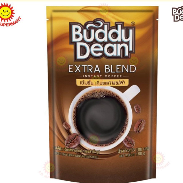 บัดดี้ดีน เอ็กซ์ตร้าเบลนด์ กาแฟสำเร็จรูป ขนาด 165กรัม