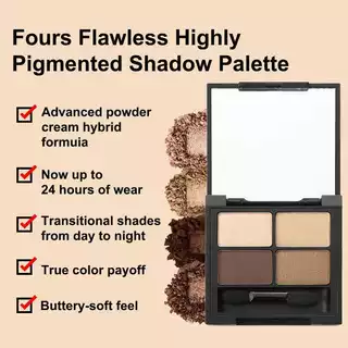 พร้อมส่ง PHOERA Fours Highly Pigmented Shadow Palette Quad Eyeshadow อายชาโดว์ พาเลททาตา
