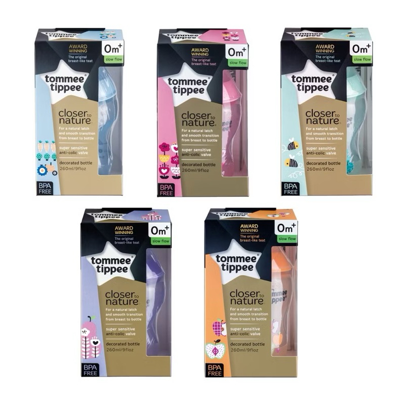 Close to Nature Tinted Bottle 260ml/9oz พร้อมจุกนม