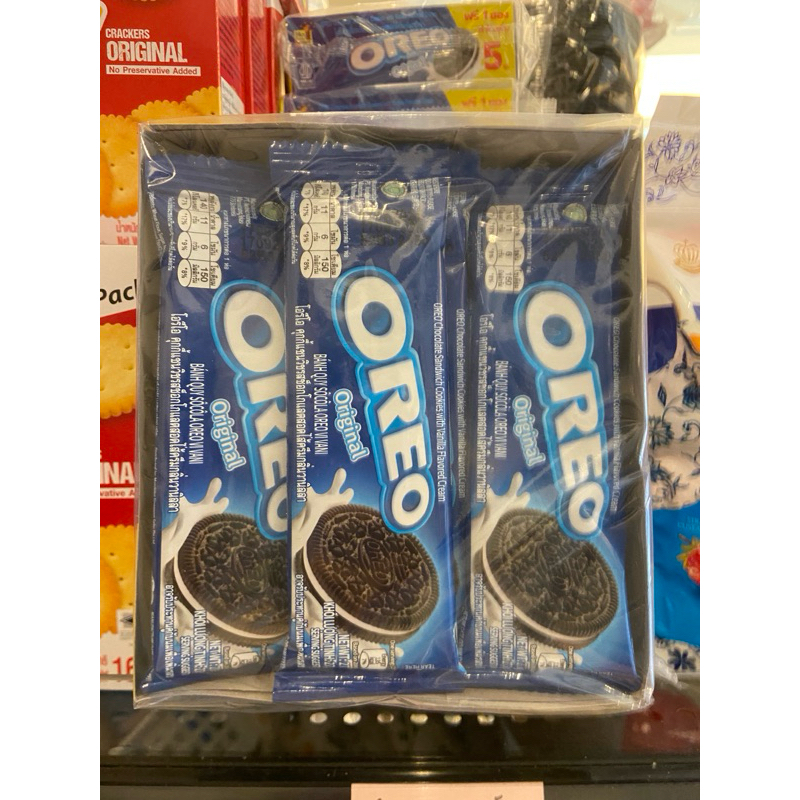oreo โอรีโอ ออริจินอล ยกแพ็ค12ซองในกล่อง