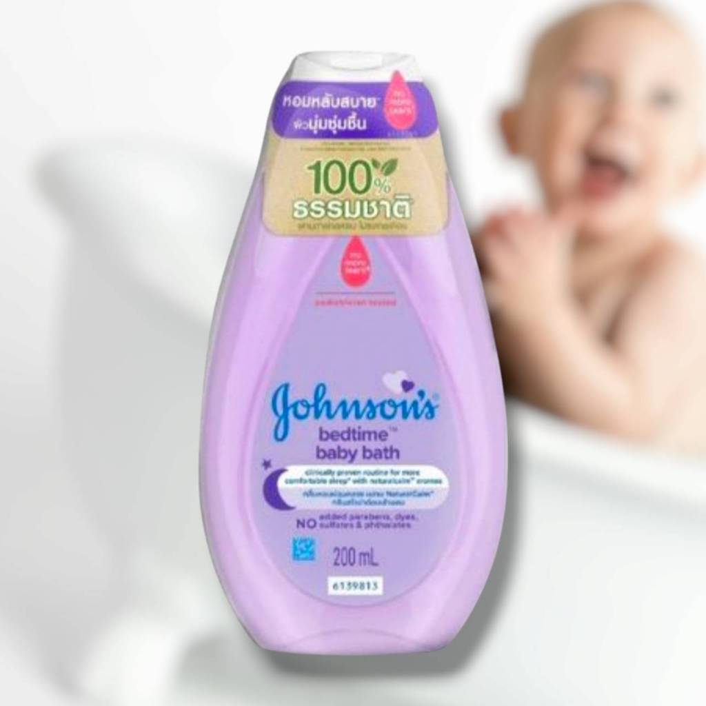สบู่เหลวจอห์นสันเบดไทม์ 200 มล. Johnson’s Bedtime Baby Bath